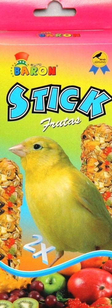 EB Stick p/Canário c/Frutas 2 unid/90gr