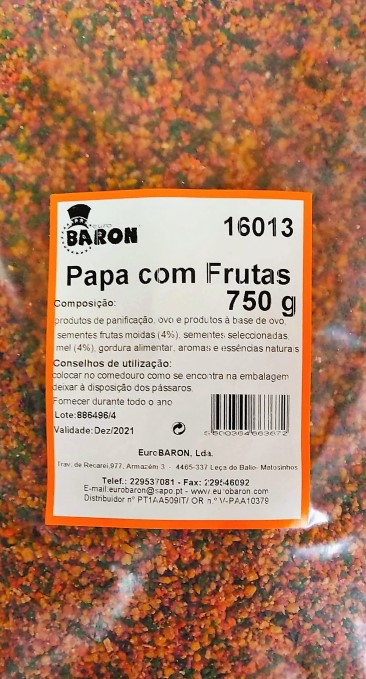 MP Papa c/Frutas 750 g